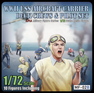 US Navy Aircraft Carrier Crews & Pilots (Dynamic Pose / 10 Figures)
