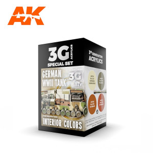 AK 11688 German WWII Tank Interior Colors Set