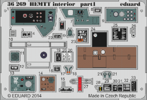 HEMTT interior Italeri