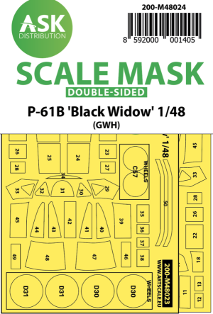 P-61 Black Widow double-sided