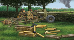 OQF 6 Pdr Anti-Tank Mk.IV on Carriage Mk.III (Airborne) w/Crew