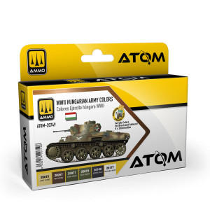 ATOM-20749 WWII Hungarian Army Colors Set