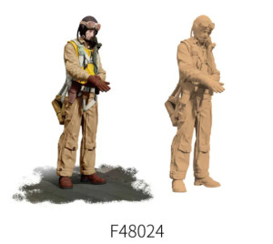 US Navy / USMC Fighter Pilot WWII for Carrier-based Aircrafts
