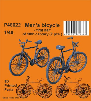 Men's Bicycle - First Half Of 20th Century (2pcs)