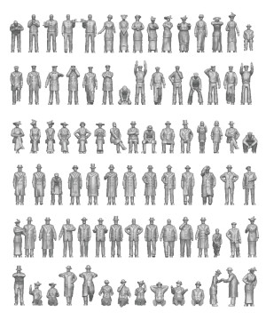 20th Century Civil Ship Passengers And Crew