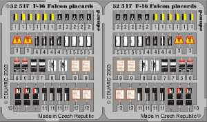 F-16 placards