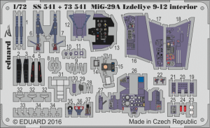 MiG-29A Izdeliye 9-12 interior TRUMPETER 01674