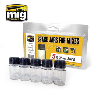 Spare Jars For Mixes 5 x 35 ml