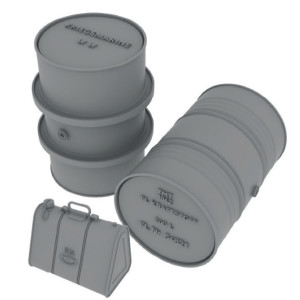 Kriegsmarine Fuel Drums