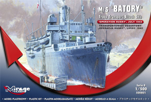 M/S 'Batory' Troop Transport-Attack Ship 'Operation Husky', July 1943