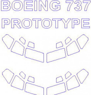 Boeing 707, 727, 737 (Correct masks)