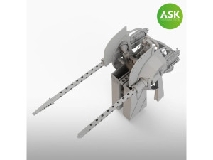 North Ameican B-25 Mitchell - Top Dorsal Turret -Gun Set (for HK Model Kits)