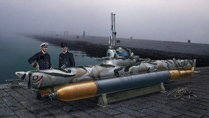 German Biber Midget Submarine
