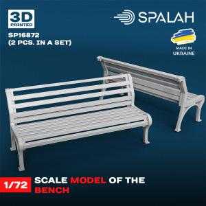 Benches (2 pcs / 3D-Printed)