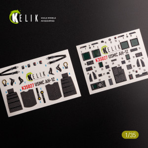 AH-1Z Interior 3D Decals For Academy Kit