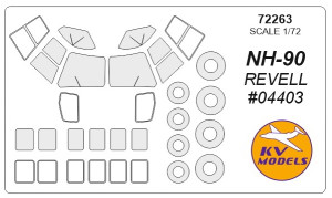 NH-90 (REVELL) + wheels masks