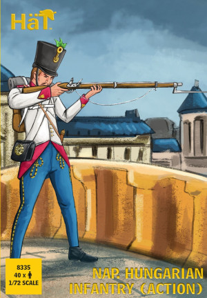 Napoleonic Hungarian Infantry (in Action - 40 figures)