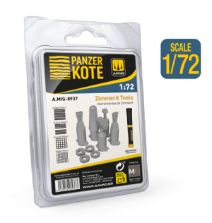 Panzer Kote Zimmerit Tools for 1:72 German AFV