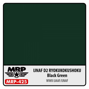 MRP-425 IJNAF D2 Ryokukokushoku (Black Green) (WWII IJAAF/IJNAF)