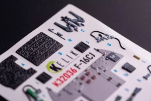 Lockheed Martin F-16 CJ - Interior 3D Decals (for Tamiya Kits)