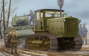 Russian ChTZ S-65 Tractor with Cab