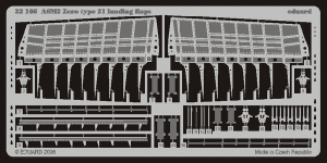 A6M2 Zero type 21 landing flaps TAMIYA
