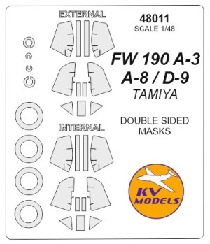 Fw 190 A-3 / A-8 / D-9 (Tamiya) - (double sided) + wheels masks