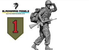 US Vietnam War Big Red One Soldier No.8 (1 Figure)