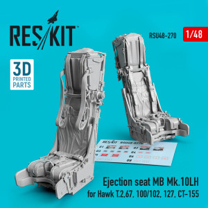 Ejection Seat MB Mk.10LH For Hawk T.2, 67, 100/102, 127, CT-155 (3D Printing)