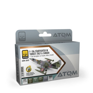 ATOM-20929 F-104 Starfighter in Turkey, Italy & Canada Set
