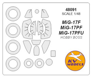 MiG-17F / PF / PFU (HOBBY BOSS) + wheels masks