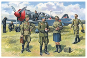 Soviet Air Force Pilots and Ground Personnel (1943-1945)