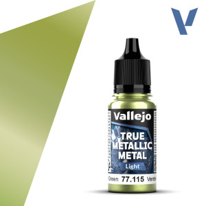77115 True Metallic Metal LiGHT - Amber Green