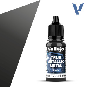 77141 True Metallic Metal SHADE - Sterling Silver