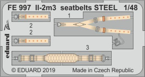 IL-2 M3 seatbelts STEEL TAMIYA