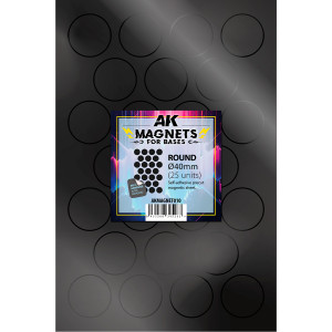 Round Magnet For Bases Ø40mm (25 Units)