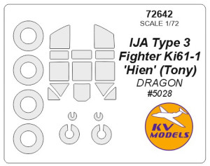 IJA Type 3 Fighter Ki61-1 'Hien' (Tony) (DRAGON) + wheels masks