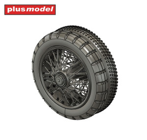 Wheels For British Rolls-Royce Armoured Car (For Meng)