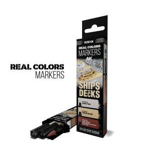 RCM104 Ships & Decks - Set 3 Real Colors Markers