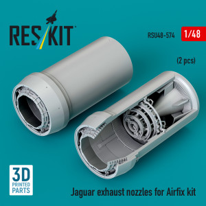 SEPECAT Jaguar - 3D-Printed Exhaust Nozzles (for Airfix Kits)