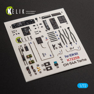 Sikorsky CH-54 A Tarhe - Interior 3D Decals (for ICM Kits)