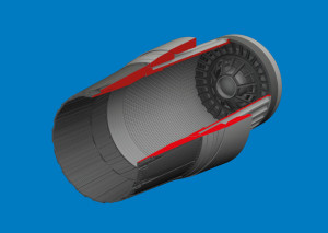 Lockheed Martin F-16 I Sufa - Exhaust Nozzle (for GWH Kits / 3D-Printed)