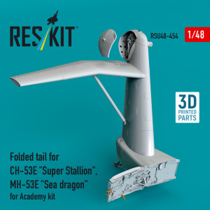 Folded Tail For CH-53E 'Super Stallion', MH-53E 'Sea Dragon' For Academy Kit (3D Printed)
