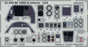 Messerschmitt Bf-109 G-6 - Interior Set (for Airfix Kits)