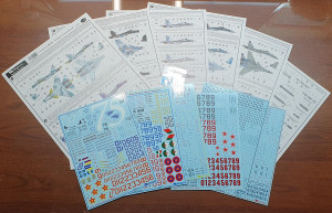 Sukhoi Su-30 SM Flankers from Irkutsk Decals