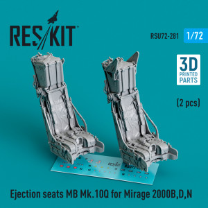 Ejection Seats MB Mk.10Q For Mirage 2000 B,D,N (2pcs) (3D Printed)