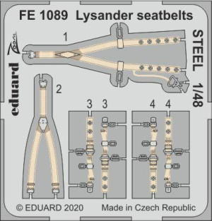 Lysander seatbelts STEEL EDUARD