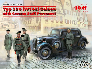Typ 320 (W142) Saloon with German Staff Personnel