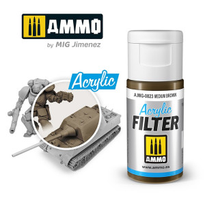 A.MIG 0823 ACRYLIC FILTER Medium Brown