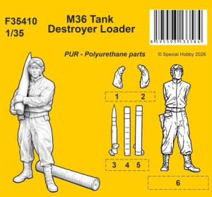 US M36 Tank Destroyer Loader (1 Figure)